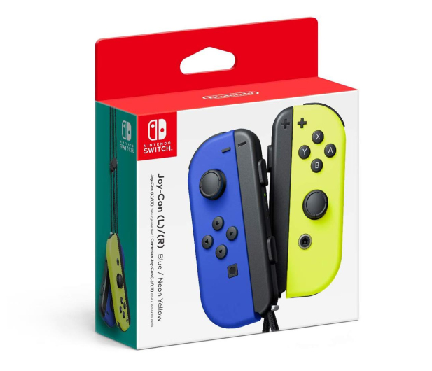 NINTENDO Switch Kontrolery Joy-Con Pair Blue/Neon Yellow Zestaw - 516738 - zdjęcie 2